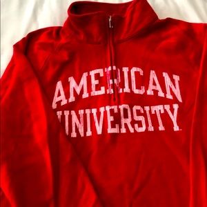 American university gear sweatshirt women’s sm